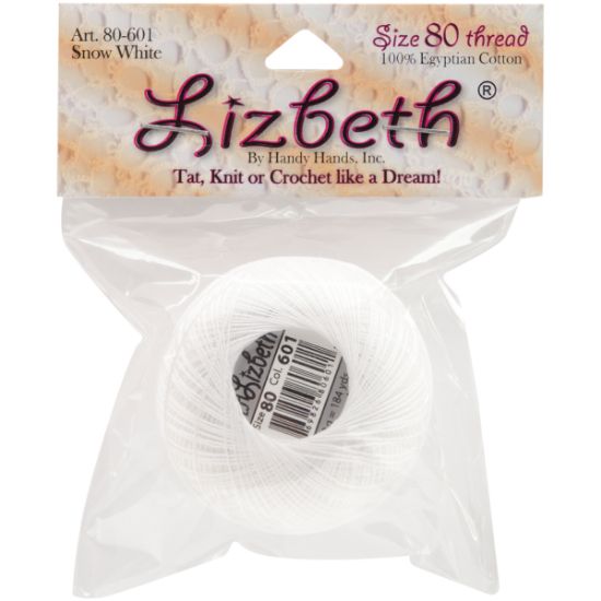 Picture of Lizbeth Cordonnet Cotton Size 80 White