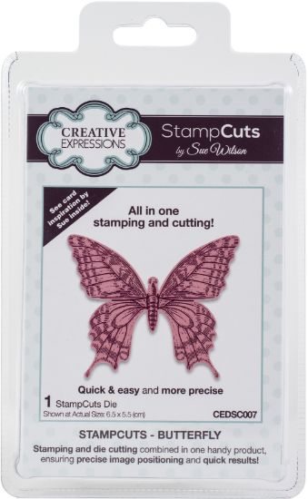 Picture of Creative Expressions StampCuts Dies By Sue Wilson Butterfly