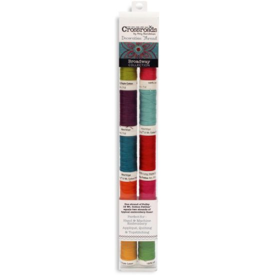 Picture of Crossroads Sulky Cotton Petites 12 Weight 10/Pkg Broadway Collection