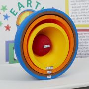 Picture of Smooth Hollow Half Styrofoam Ball 12" 