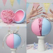 Picture of Smooth Hollow Half Styrofoam Ball 12" 