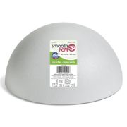 Picture of Smooth Hollow Half Styrofoam Ball 12" 