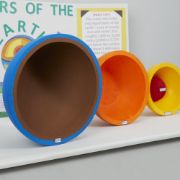 Picture of Smooth Hollow Half Styrofoam Ball 12" 