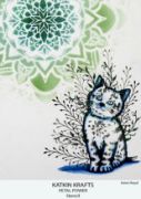 Picture of Creative Expressions 7"X7" Stencil By Katkin Krafts-Petal Power