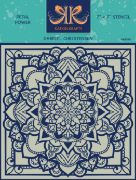 Picture of Creative Expressions 7"X7" Stencil By Katkin Krafts-Petal Power