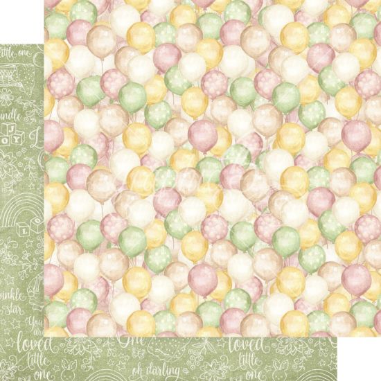 Picture of Little One Double-Sided Cardstock 12"X12"-Balloon Bouquet