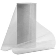 Picture of Shiny Tulle 6" Wide 25yd Spool Silver