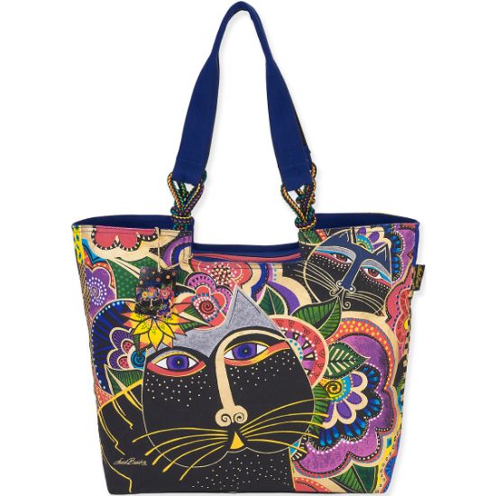 Picture of Shoulder Tote 21"X5"X15" Carlotta's Cats