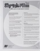 Picture of Shrink Film 8.5"X11" 50/Pkg Sanded