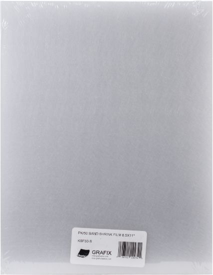 Picture of Shrink Film 8.5"X11" 50/Pkg Sanded
