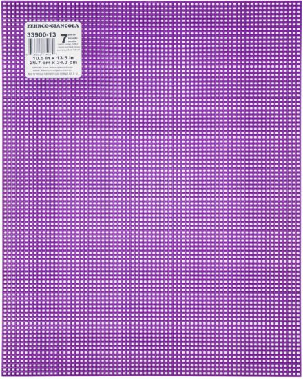 Picture of Plastic Canvas 7 Count 10"X13" Purple