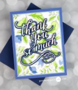 Picture of Pinkfresh Studio Hot Foil Plate Thank You So Much