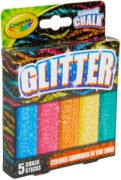 Picture of Crayola Special FX Glitter Sidewalk Chalk 5/Pkg