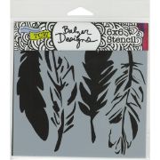 Picture of Crafter's Workshop Template 6"X6" 4 Feathers