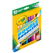 Picture of Crayola Dual-Ended Washable Double Doodlers Markers 10/Pkg
