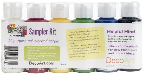 Picture of Crafters Acrylics Value Pack 6/Pkg Primary