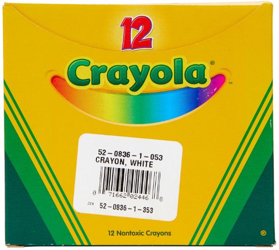 Picture of Crayola White Crayons 12/Pkg