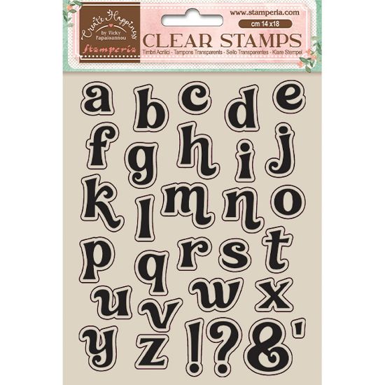 Picture of Create Happiness Clear Stamps-Alphabet