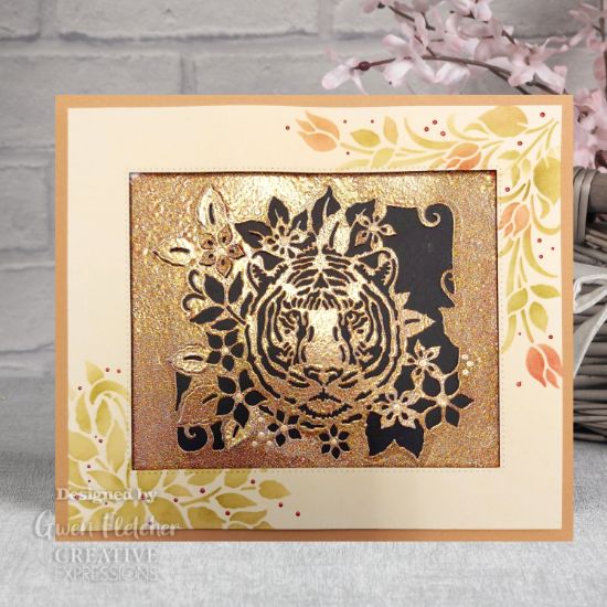 Picture of Creative Expressions 7"X7" Stencil-Timeless Florals
