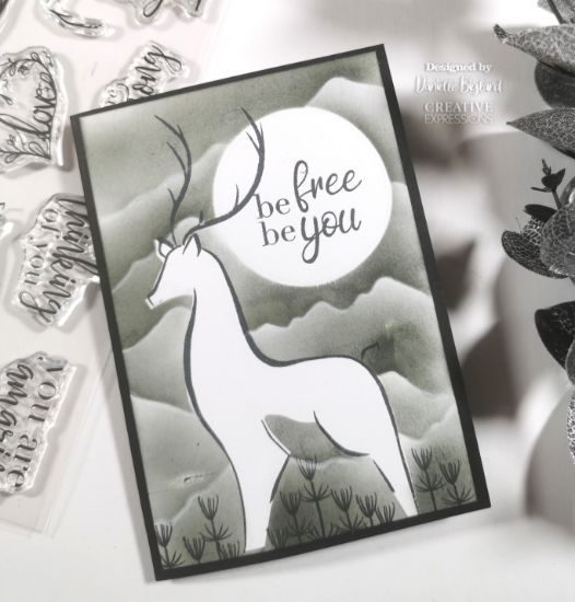 Picture of Creative Expressions A5 Clear Stamp Set By Bonnita Moaby Be You