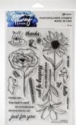Picture of Simon Hurley create. Cling Stamps 6"X9" Flower Picking Friends