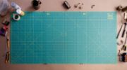 Picture of OLFA Gridded Cutting Mat Set 35"X70" Clipped