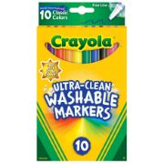 Picture of Crayola Ultra-Clean Fine Line Markers  Classic Colors 10/Pkg