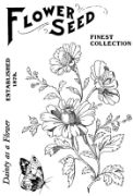 Picture of Creative Expressions 6"X4" Clear Stamp Set By Sam Poole-Flower Seed