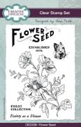 Picture of Creative Expressions 6"X4" Clear Stamp Set By Sam Poole-Flower Seed