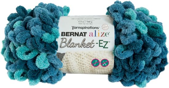 Picture of Bernat Alize Blanket-EZ Yarn Seaport Teals
