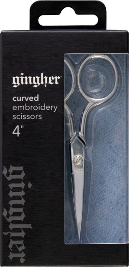Picture of Curved Embroidery Scissors 4" W/Leather Sheath