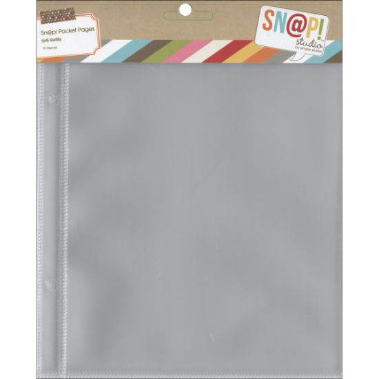 Picture of Sn@p! Pocket Pages For 6"X8" Binders 10/Pkg (1) 6"X8" Pocket