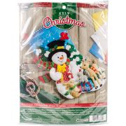 Picture of Forest Friends Stocking Felt Applique Kit 18" Long