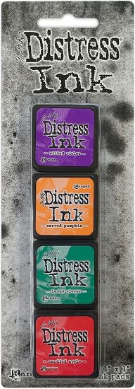 Picture of Distress Mini Ink Pads 4/Pkg Kit 15