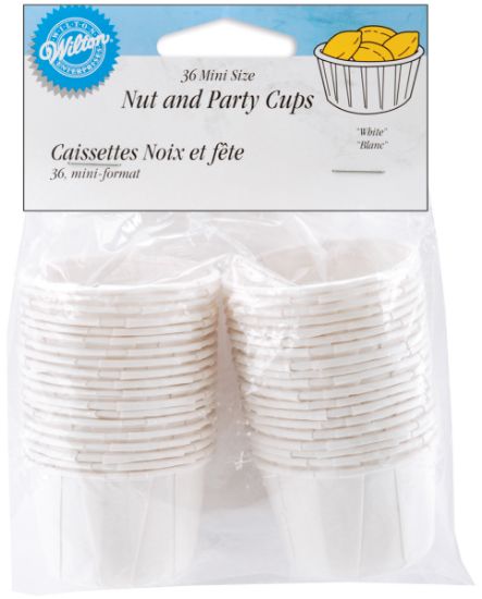 Picture of Nut & Party Cups White 36/Pkg 1.25oz