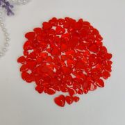 Picture of Dress My Craft Water Droplet Embellishments 8g-Red Heart - Assorted Sizes