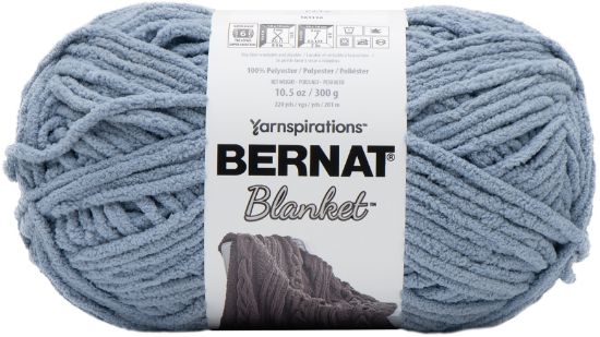 Picture of Bernat Blanket Big Ball Yarn Gray Blue