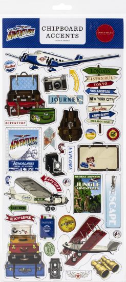 Picture of Our Travel Adventure Chipboard 6"X13"-Accents