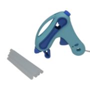 Picture of Westcott Kid's Cool-Temp Glue Gun-Blue/Yellow/Purple