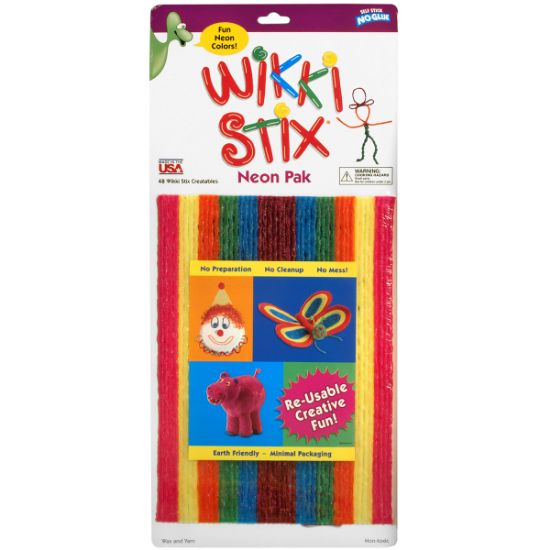 Picture of Wikki Stix 8" 48/Pkg Neon