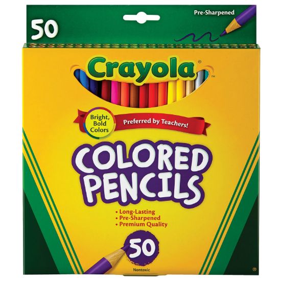 Picture of Crayola Colored Pencils 50/Pkg Long