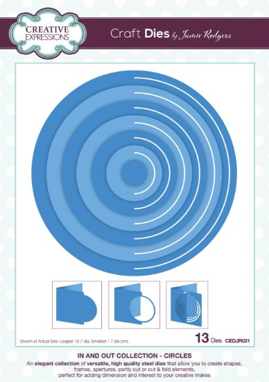 Picture of Creative Expressions Craft Dies By Jamie Rodgers-In And Out Collection: Circles