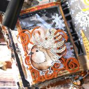 Picture of Elizabeth Craft Metal Die Cinnamon Background