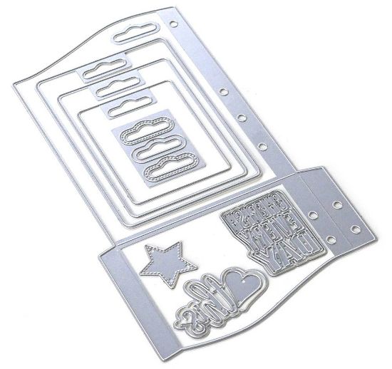 Picture of Elizabeth Craft Metal Die Planner Essentials 30 -Wave Pocket