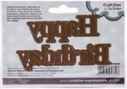 Picture of Creative Expressions Craft Dies By Sue Wilson Noble Expressions- Happy Birthday