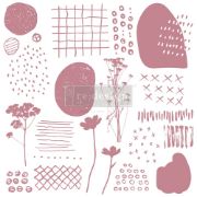 Picture of Prima Marketing Re-Design Decor Clear Cling Stamps 12"X12" Abstract Scribbles