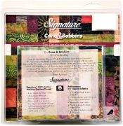 Picture of Signature Machine Quilting Cone & M Style Bobbin Pack-Black