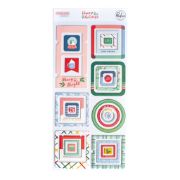 Picture of PinkFresh Chipboard Frames Stickers-Happy Holidays