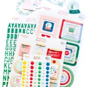 Picture of PinkFresh Chipboard Frames Stickers-Happy Holidays
