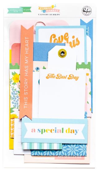 Picture of PinkFresh Journaling Bits 13/Pkg-Flower Market